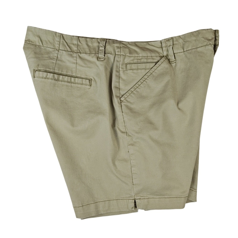 Lee Straight Fit Khaki Chino Shorts Tan Cotton Blend Casual Summer Womens 32 - Picture 3 of 5